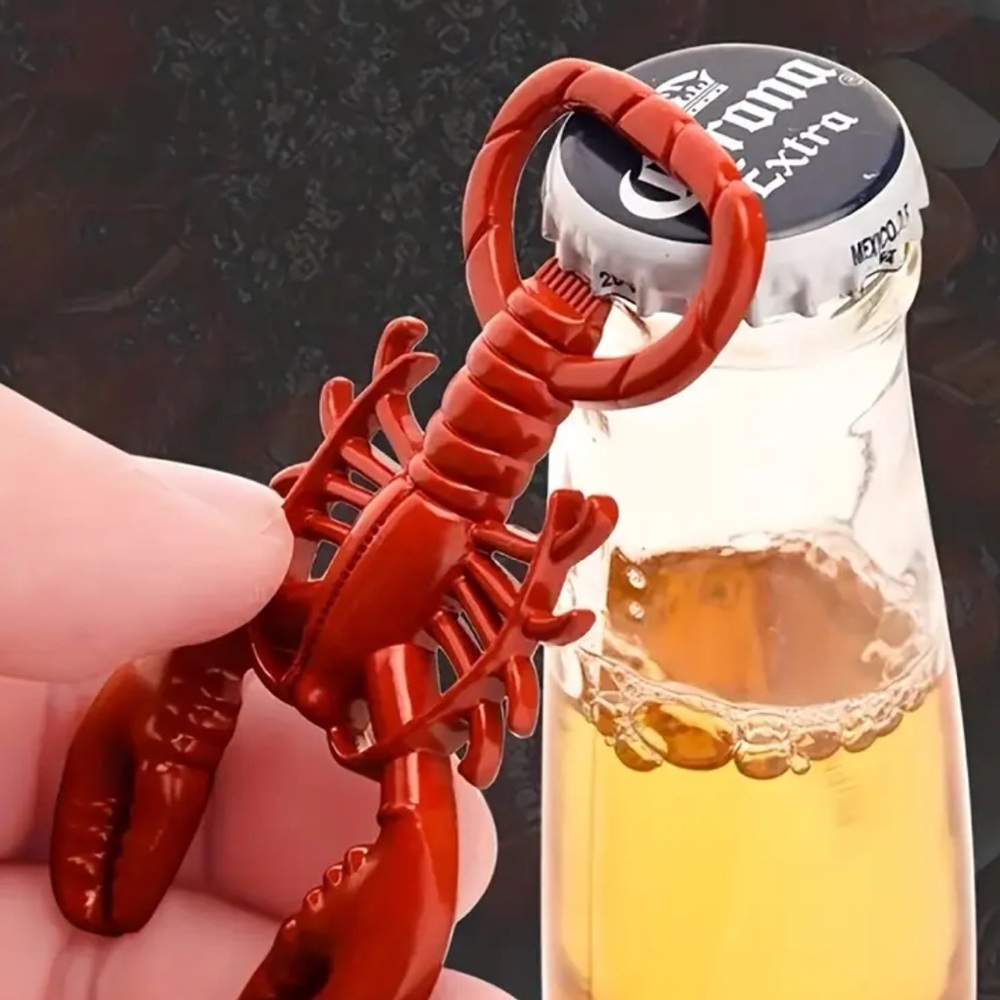 NEW Lobster Coastal Beach Ocean Bottle Opener - Heavy Duty - Red